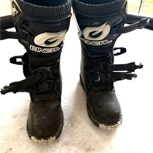 O'Neal Kids Black Boots